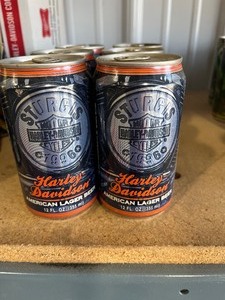 lot 36 image: Sturgis collectable beer 1996 Harley Davidson 6 cans