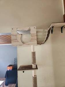 Wall Hanging Cat Tower