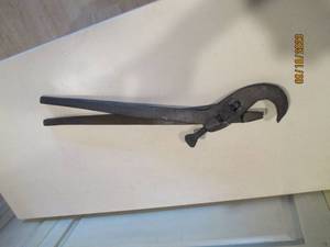 lot 48 image: Antique Cast Metal Porter Wrench...