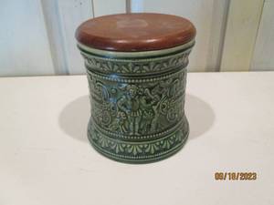 lot 61 image: Antique German Ornate Humidor Jar...