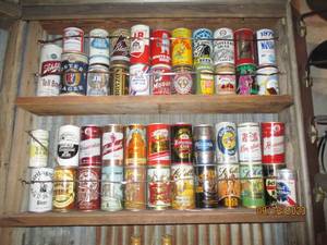 lot 80 image: Assorted Vintage Beer Cans...