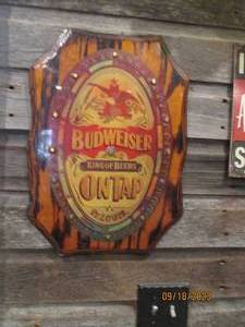 lot 87 image: Budweiser Signs...