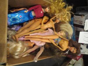 lot 135 image: Box of Misc Barbies...