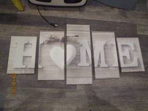 lot 136 image: Home Wall Canvas Wall Hangings...