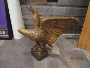 lot 119 image: Plaster Cast Eagle Statue...