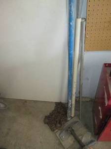 lot 374 image: Lot of misc metal rods, extension p...