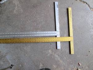 lot 376 image: Pair of 48 measuring t-squares...