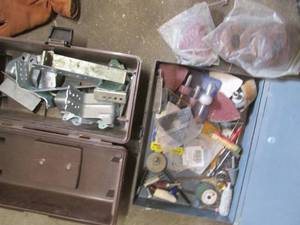 lot 386 image: Smaller tool boxes full of assorted...