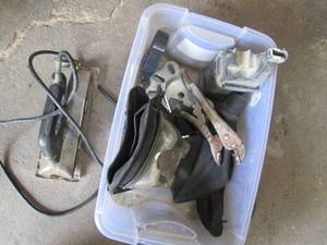 lot 392 image: Kool top carpet Seaming iron, knee ...