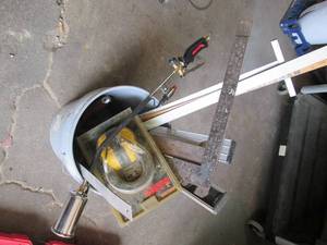 lot 399 image: 5-gallon bucket of assorted levels,...