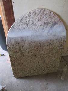 lot 407 image: 1 Arched Granite Slab approximatel...