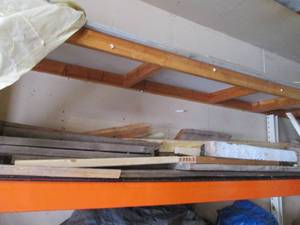 lot 411 image: Assortment of scrap lumber...