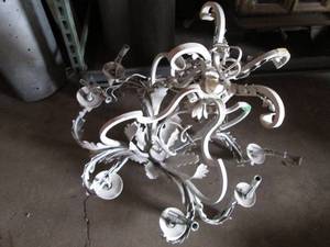 lot 440 image: Ornate metal Chandelier...