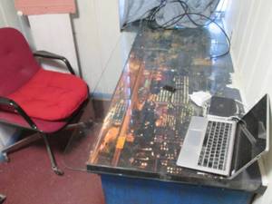 lot 917 image: Office Chair, Laptop, Misc.