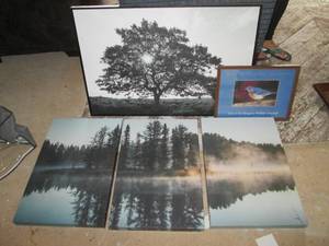 lot 517 image: Back To Nature Wall Art Lot...