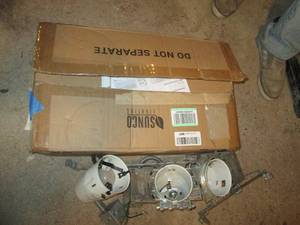 lot 274 image: Case of 24 6 Inch Flush Mount Light...
