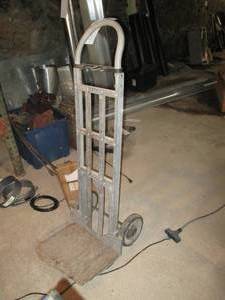 lot 284 image: Antique 2 Wheel Cart...