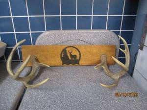 lot 176 image: Antler Coat Rack...