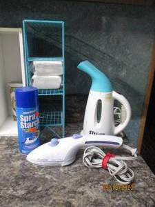 lot 185 image: Fabric Steamers, Spray Starch, Shel...