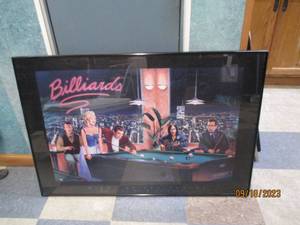 lot 193 image: Night at the Parlor Billiards Print...