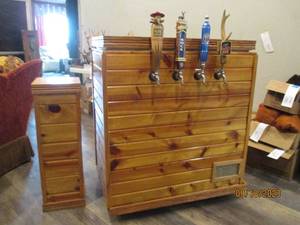 lot 2 image: Custom Kegerator...