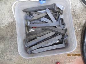 lot 218 image: Railroad Tie Spikes