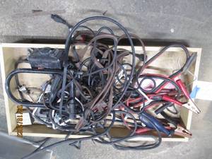 lot 233 image: Jumper Cables, Engraver, Power Supp...
