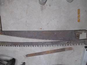 lot 246 image: Antique 2 Man Tree Saws...