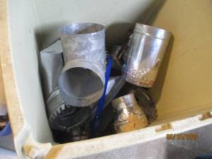 lot 270 image: Metal Duct Connections 6 Inch...