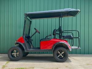 EZGO RXV RED ELECTRIC GOLF CART