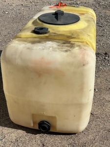 lot 27 image: Lot Of (2) 50-Gallon Sprayer Tanks