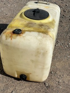 lot 28 image: Lot Of (2) 50-Gallon Sprayer Tanks