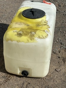 lot 31 image: Lot Of (2) 50-Gallon Sprayer Tanks