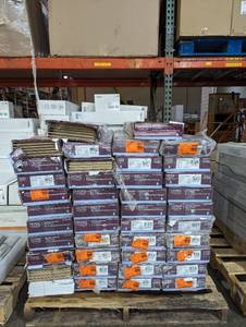 lot 2 image: Home Decorators Collection Hunting Trail Oak 12 mm T x 7.6 in. W Waterproof Laminate Wood Flooring (671.16 sq ft)
