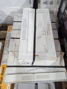 lot 3 image: Florida Tile Home Collection Michelangelo White 9 in. x 18 in. Glossy Ceramic Wall Tile (152.6sq. ft.)
