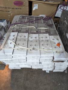 lot 9 image: Lifeproof Bailey Grey 22 MIL x 7.1 in. W x 48 in. L Click Lock Waterproof Luxury Vinyl Plank Flooring (760 sqft)