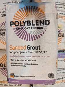 lot 11 image: CUSTOM BUILDING PRODUCTS, INC. PBG38125 Tile Grout, Powder, Characteristic, Bright White, 25 lb Bag