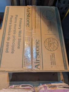 lot 12 image: AIRSTONE Spring Creek Gray 2 - 4 in. x 4 - 10 in. Cement Standard CornerFinished End Wall Tiles (7.25 sq. ft.)