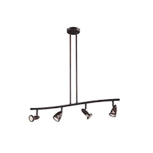 Bel Air Lighting Stingray 2.7 ft. 4-Light Rubbed Oil Bronze Track Light Fixture