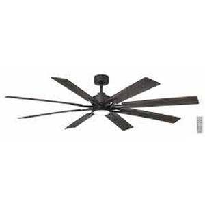 Home Decorators Collection Intervale 72 in. Integrated CCT LED IndoorOutdoor Matte Black Ceiling Fan with Light and Remote Control Included