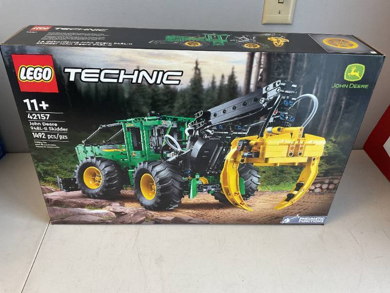 lot 14 image: LEGO Technic LEGO Technic John Deere 948L-II Skidder Tractor Toy