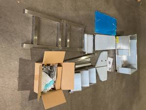lot 112 image: VEVOR 34 Pet Grooming Tub - Stainless Steel
