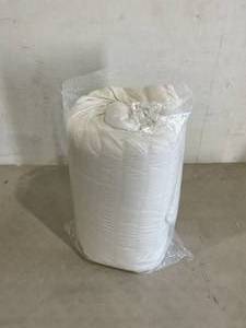 lot 206 image: CozyLux Queen Size Bedding Comforter Duvet Insert - White