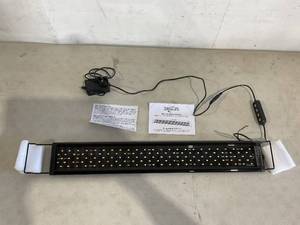 lot 236 image: SEAOURA Led Full Spectrum Fish Tank Light with Timer Auto OnOff, Adjustable Brightness, White Blue Red Green Pink LEDs with Extendable Brackets