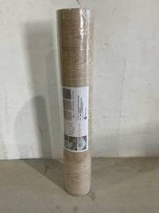 lot 237 image: Oxdigi Peel and Stick Vinyl Flooring Roll - Light Wood