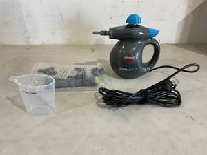 lot 245 image: Bissell SteamShot Hard Surface Steam Cleaner with Natural Sanitization - Grey