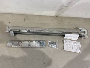 lot 261 image: Light Grey Extra Wide Retractable Baby Gate