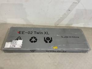 lot 263 image: Black Metal Twin XL Size PLatform Bed Frame