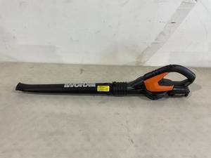 lot 277 image: WORX 20V Cordless Leaf Blower 2.0Ah Battery Included