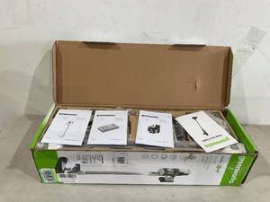 lot 278 image: Greenworks 24V Brushless Cordless Stick Vacuum - White